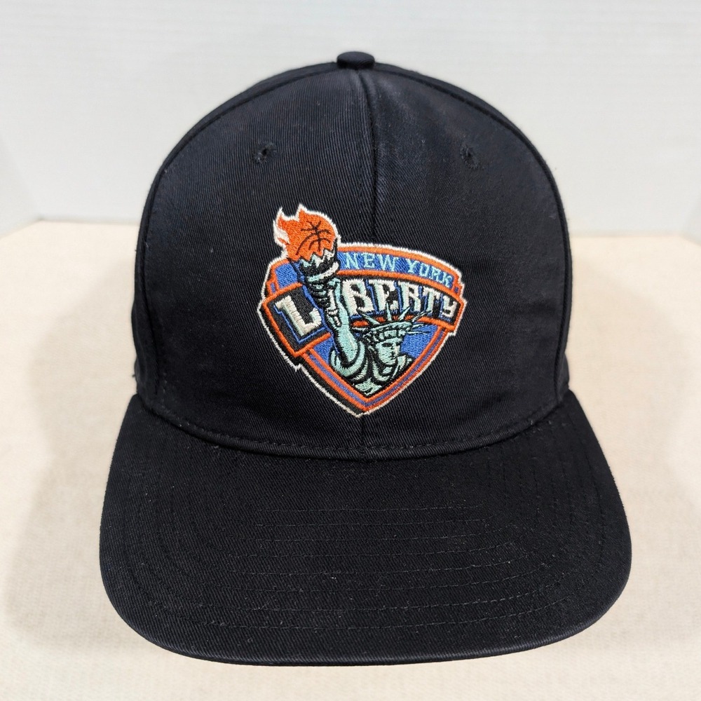 Adidas New York Liberty WNBA Snapback Hat Black Trefoil Logo Cap OSFM